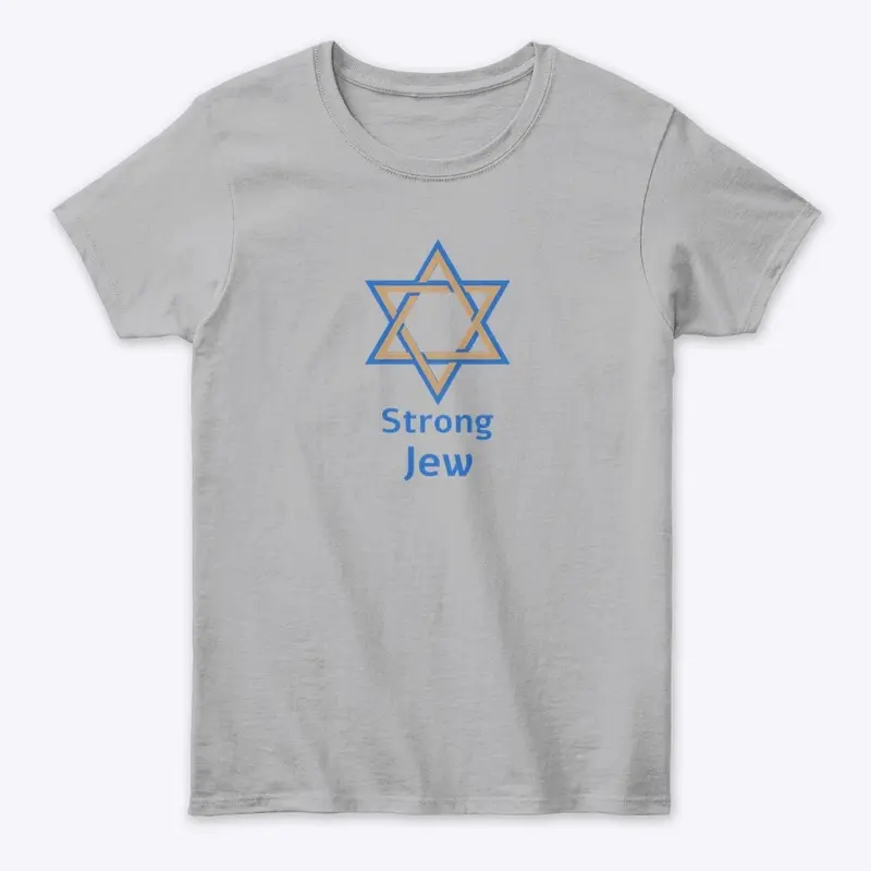 Strong Jew - Blue and Gold Magen David