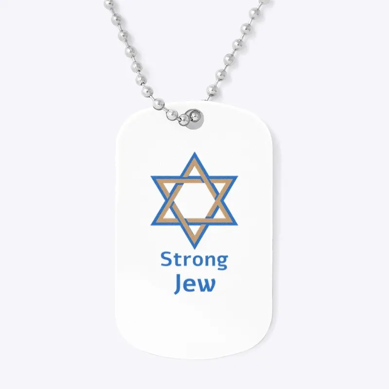 Strong Jew - Blue and Gold Magen David