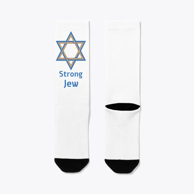 Strong Jew - Blue and Gold Magen David