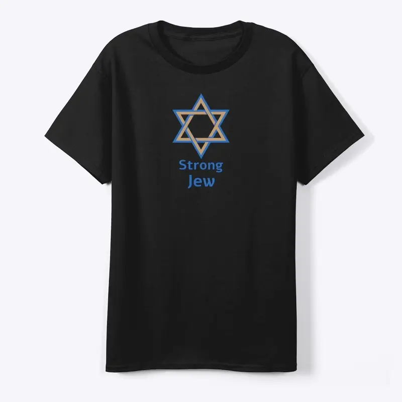 Strong Jew - Blue and Gold Magen David