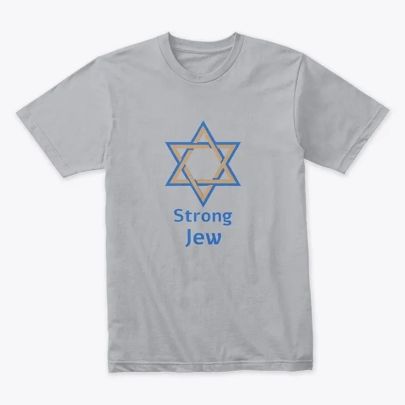 Strong Jew - Blue and Gold Magen David